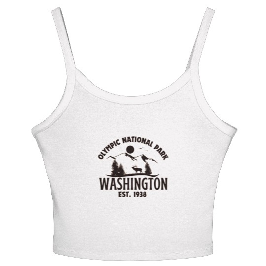 Olympic National Park Women's Spaghetti Strap Tank Top