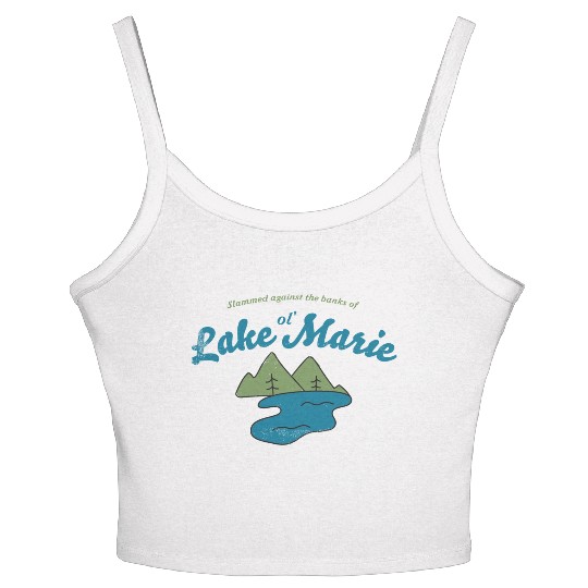 John Prine Lake Marie Folk Music Women's Spaghetti Strap Tank Top