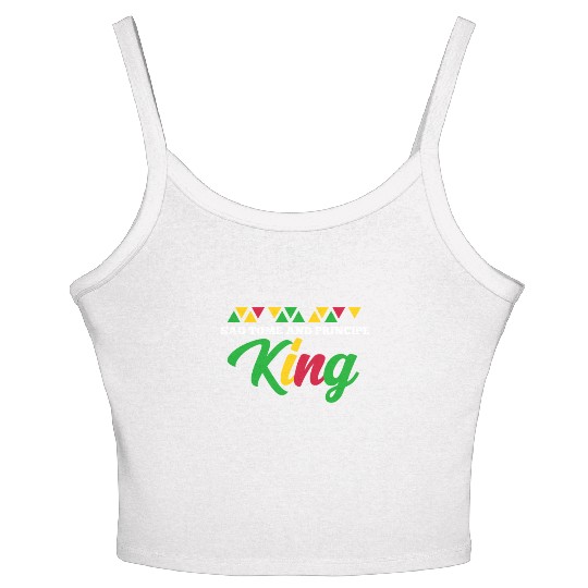 Sao Tome And Principe King Women's Spaghetti Strap Tank Top