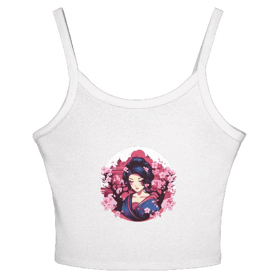 Geisha of Japan Women's Spaghetti Strap Tank Top