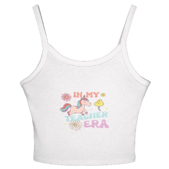 IN MY TEACHER ERA HALLOWEEN Women's Spaghetti Strap Tank Top