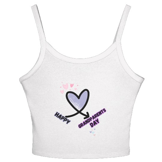 Happy Grandparents Day Women's Spaghetti Strap Tank Top