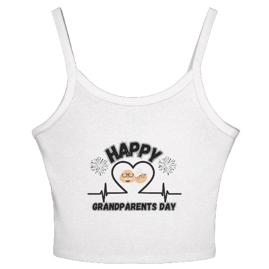 Happy Grandparents Day Women's Spaghetti Strap Tank Top