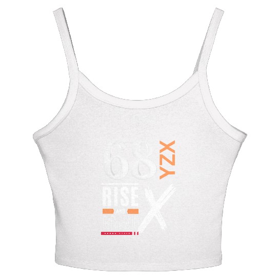 Rise and grind urban style Women's Spaghetti Strap Tank Top