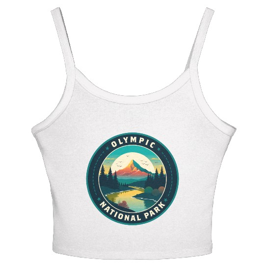 Olympic National Park Women's Spaghetti Strap Tank Top