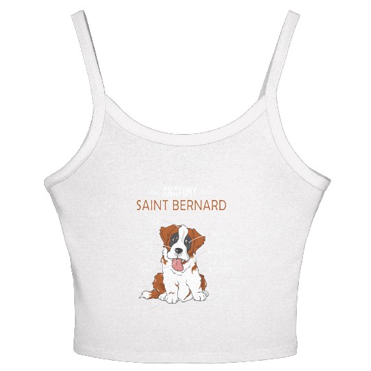 The Anatomy Of Saint Bernard Women's Spaghetti Strap Tank Top