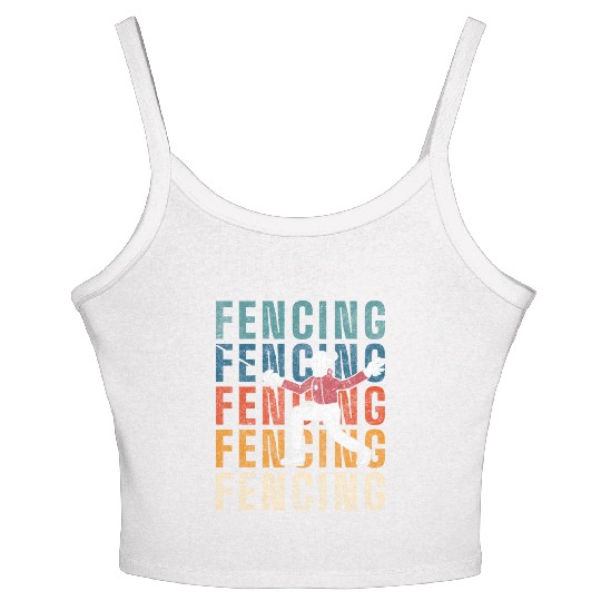 Fencing Duel En Garde Women's Spaghetti Strap Tank Top