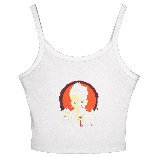 Zombie Apocalypse Ready for Halloween Grim Reaper Women's Spaghetti Strap Tank Top