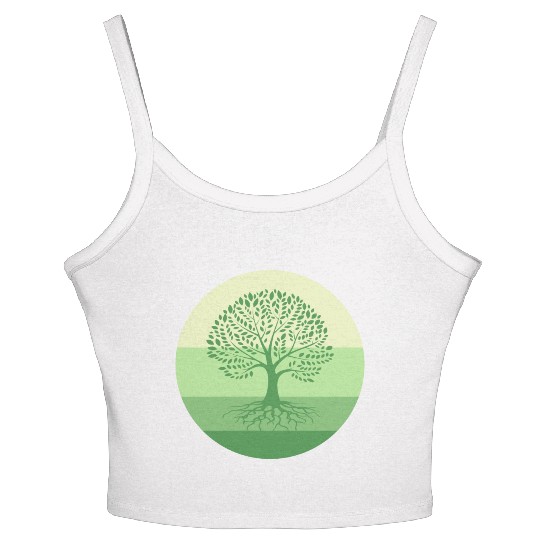 tree of life Women's Spaghetti Strap Tank Top