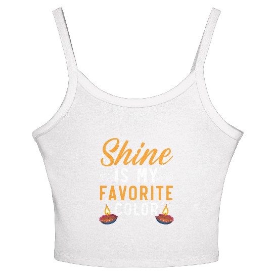 Happy Diwali Diwali Festival Indian Hindu Hinduism Women's Spaghetti Strap Tank Top