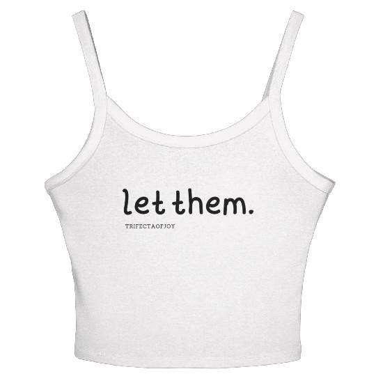 let them Women's Spaghetti Strap Tank Top