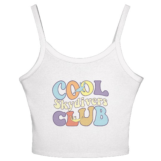 Cool Skydivers Club I Love Skydiving Instructor Women's Spaghetti Strap Tank Top