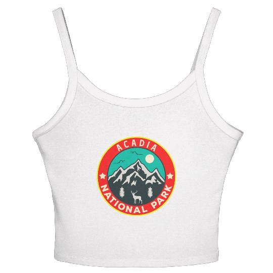 Acadia National Park Women's Spaghetti Strap Tank Top Acadia National