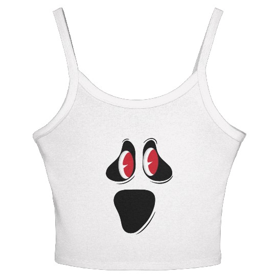 Cute Inlove Ghost Face Women's Spaghetti Strap Tank Top