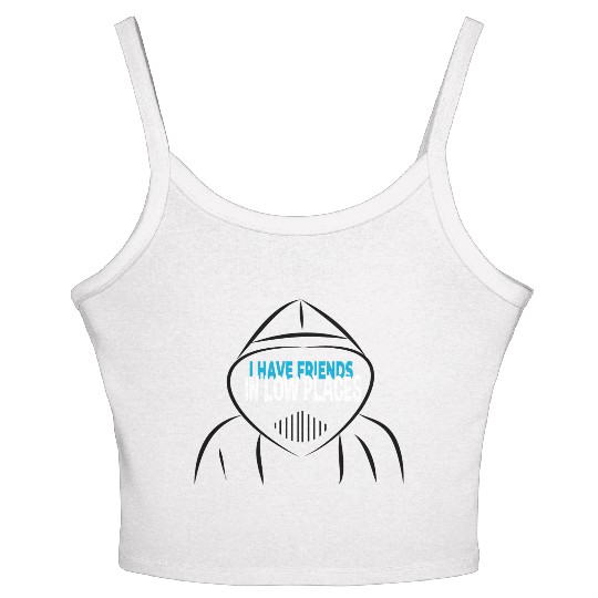 Funny Friends Design For Friendship Day Women's Spaghetti Strap Tank Top