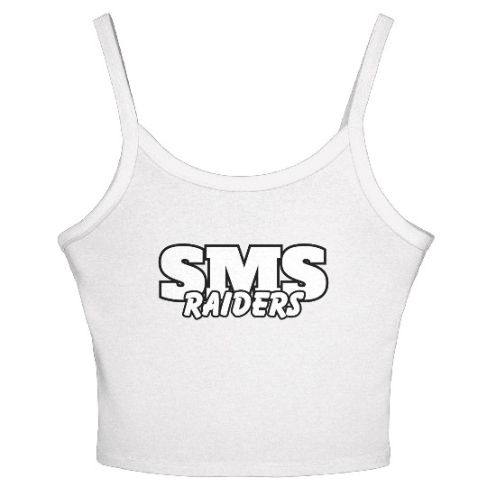 SMS Raider spirit wear and game day wear Women's Spaghetti Strap Tank Top