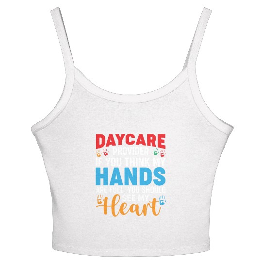 Daycare Provider Childcare Pre-k Teacher Appreciat Women's Spaghetti Strap Tank Top