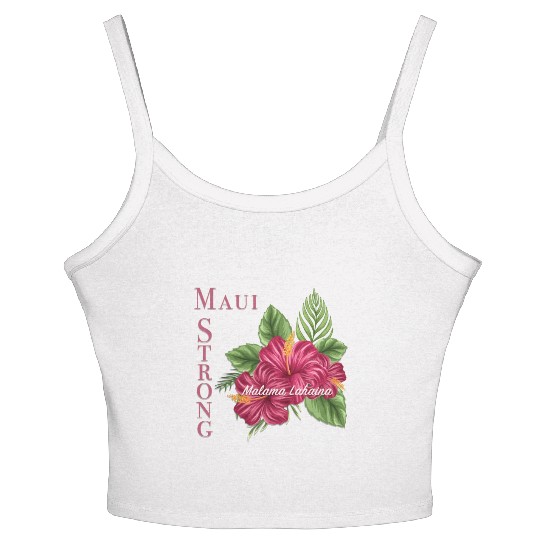 Malama Lahaina: Maui Strong 2 Women's Spaghetti Strap Tank Top