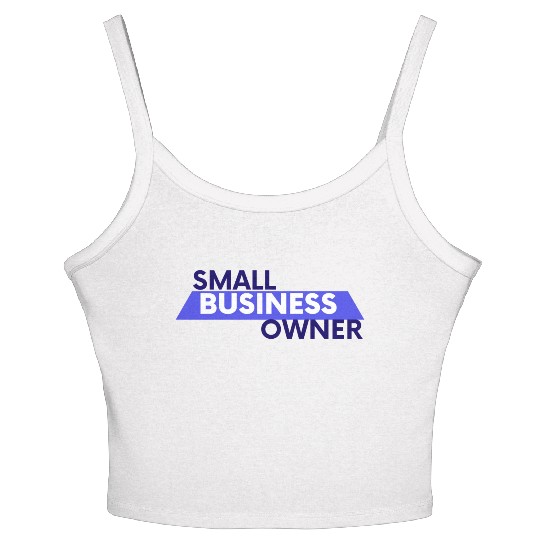 small business owner Women's Spaghetti Strap Tank Top