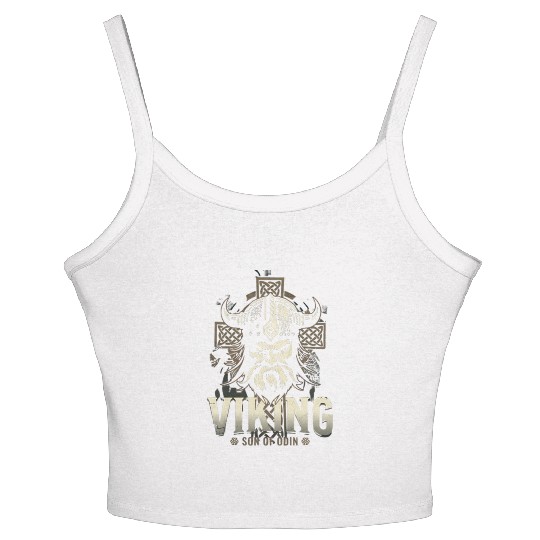 viking warrior Women's Spaghetti Strap Tank Top