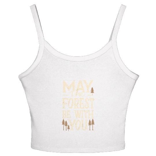 May the Forest Be with You Women's Spaghetti Strap Tank Top