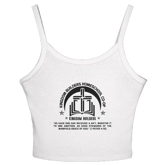 Kingdom builders homeschool co-op Women's Spaghetti Strap Tank Top