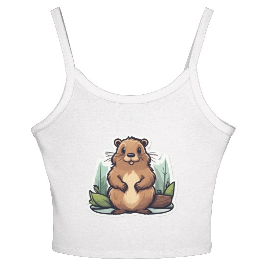 Eager Beavers Women's Spaghetti Strap Tank Top