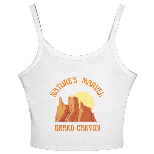 Nature s Marvel Grand Canyon Women's Spaghetti Strap Tank Top