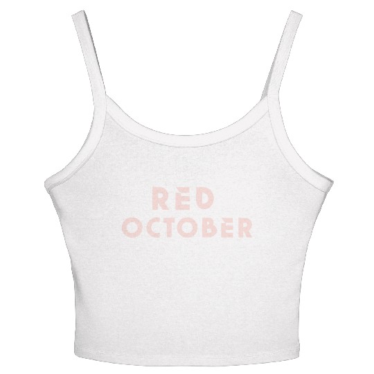 Red october phillies Women's Spaghetti Strap Tank Top