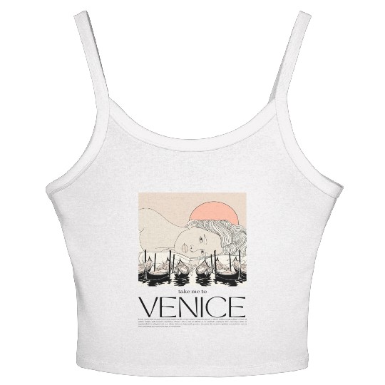 The Vanice Eco-Friendly Tourism Women's Spaghetti Strap Tank Top