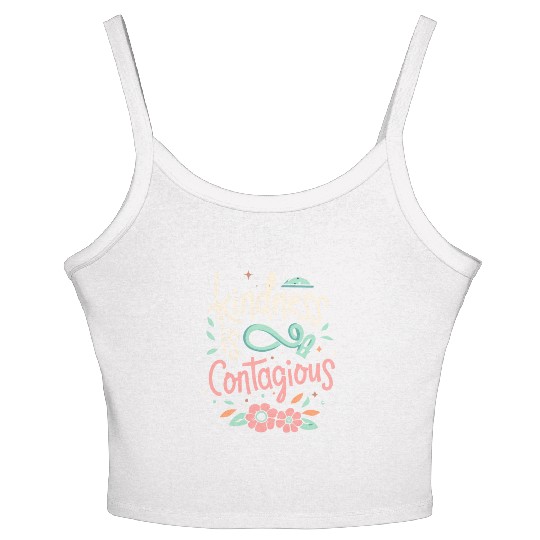 Kindness is Contagious Women's Spaghetti Strap Tank Top