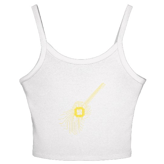 Guitar Music Computer Guitarist Women's Spaghetti Strap Tank Top