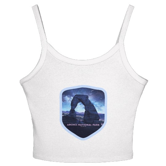 Arches National Park Stickers Women's Spaghetti Strap Tank Top