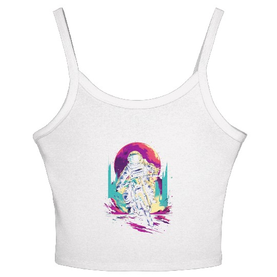 Astro Cycle Women's Spaghetti Strap Tank Top