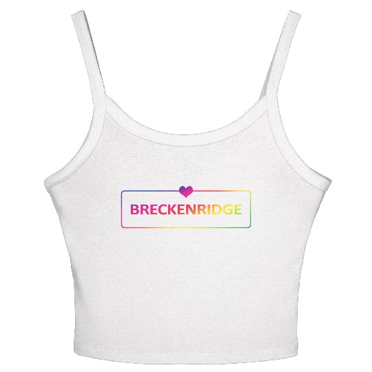 Breckenridge Colorado Usa Women's Spaghetti Strap Tank Top
