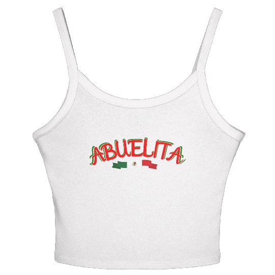 Viva Abuelita! Viva Mexico! Women's Spaghetti Strap Tank Top