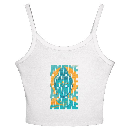 Awake buddha Women's Spaghetti Strap Tank Top