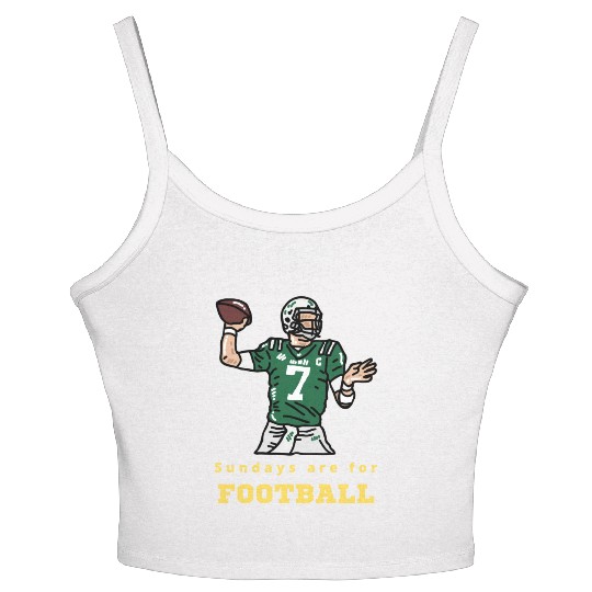 Sundays Are For Football - Sunday Football Women's Spaghetti Strap Tank Top