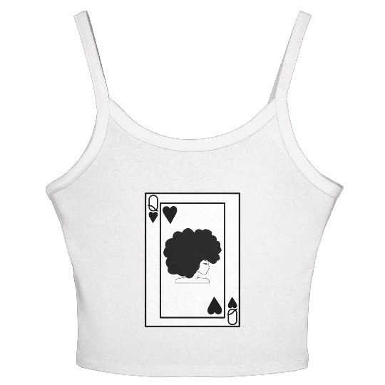 Black Queen Women's Spaghetti Strap Tank Top