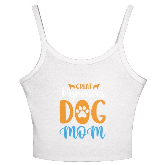 Proud Great Pyrenees Dog Mom Women's Spaghetti Strap Tank Top