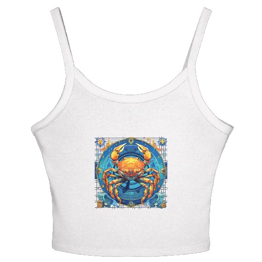 Embrace Your Cancer Identity: Cancer Zodiac Women's Spaghetti Strap Tank Top