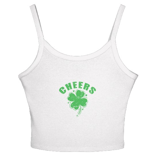 Cheers St. Patricks Day Women's Spaghetti Strap Tank Top