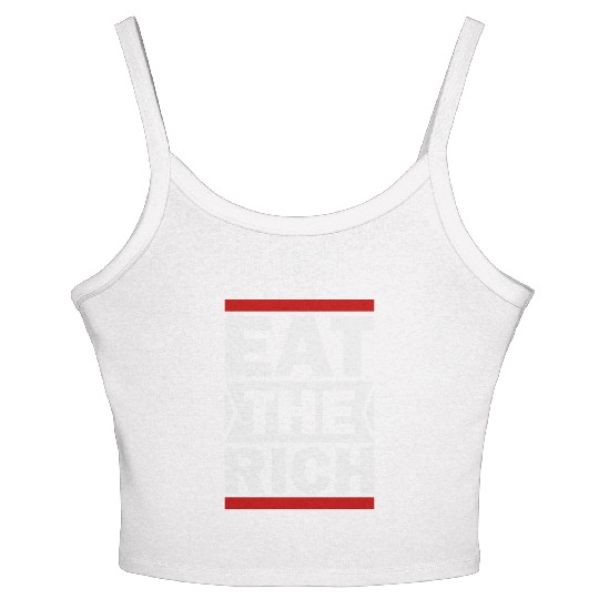 UAW Eat The Rich Women's Spaghetti Strap Tank Top
