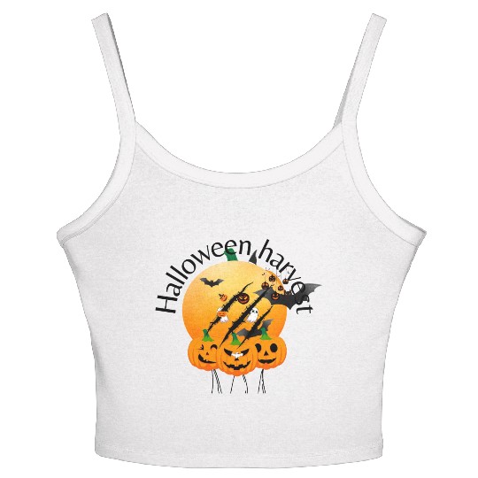 Halloween Harvest Be Courageous Women's Spaghetti Strap Tank Top