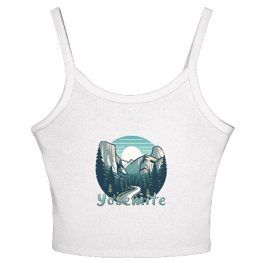 Yosemite National Park: The Beauty of Nature Women's Spaghetti Strap Tank Top