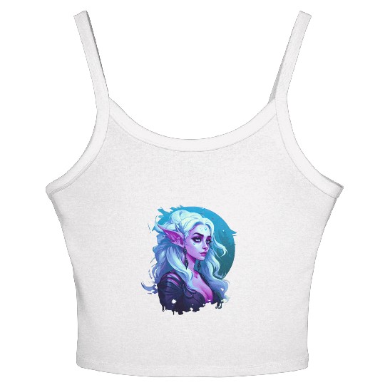 Enchanted Spectrum Elf Women's Spaghetti Strap Tank Top