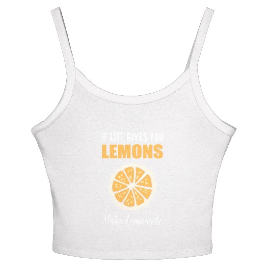 Make Lemonade Cook Or Chef Gift Women's Spaghetti Strap Tank Top