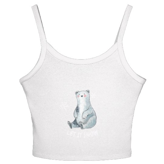 "Winter Collection: Let It Snow with Style" Women's Spaghetti Strap Tank Top