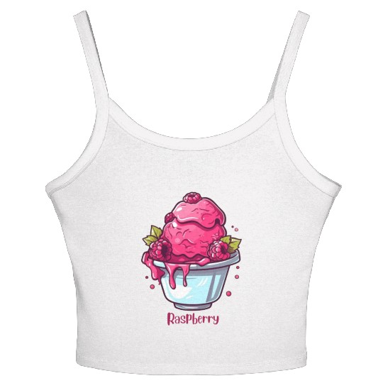 Raspberry Women's Spaghetti Strap Tank Top
