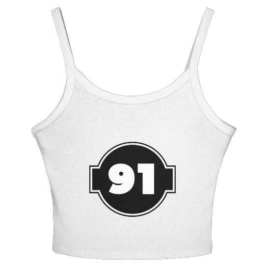 Congratulations Today 91 Years Old - Ninety-Nine Women's Spaghetti Strap Tank Top